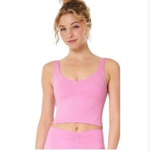Gilly Hicks Active Recharge Plunge Tank, Light Pink M